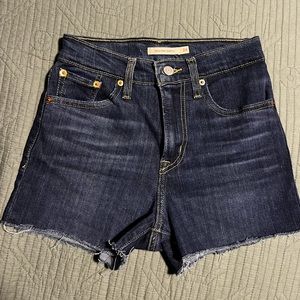 Levi’s high waisted size 24 jean shorts! Never used!